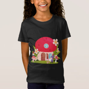 Camiseta Gnomos do Jardim e Casa de Mushroom