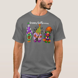 Camiseta Gnomos do outono engraçado, Gnomo do Jardim Spooky