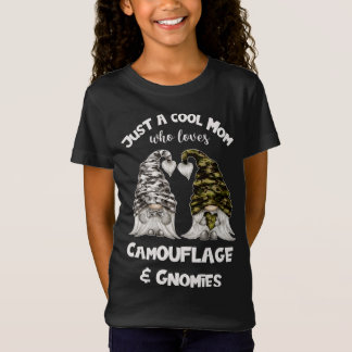 Camiseta Gnomos Engraçados De Camuflagem Para Legal Mãe - G
