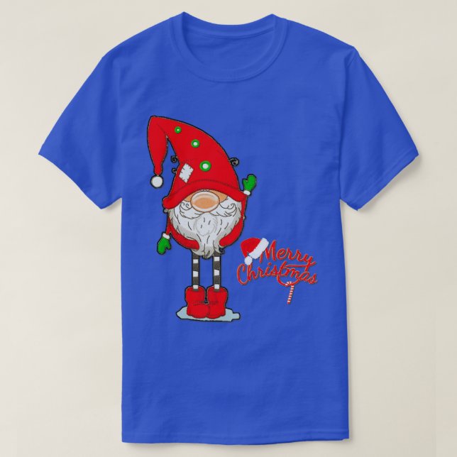 Camiseta Gnomos Engraçados de Natal 141 (Frente do Design)