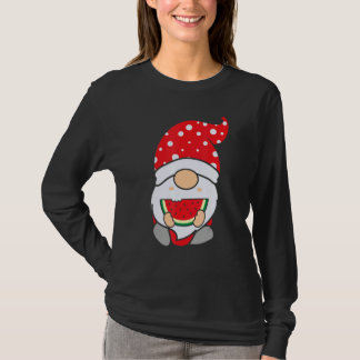 Camiseta Gnomos Fofos Vamos Comer Melancia Vibrações de Ver