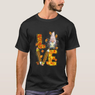 Camiseta Gnomos Folha de outono árvore Outono Dia de Ação d
