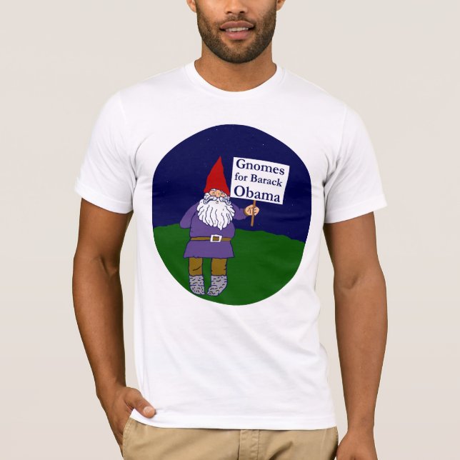 Camiseta Gnomos para o t-shirt de Barack Obama (Frente)