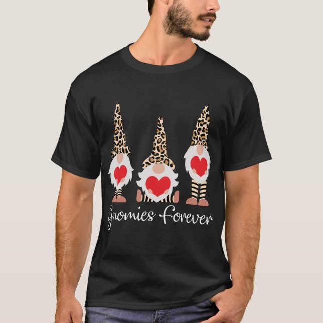 Camiseta Gnomos para os gnomos de impressão do Leopardo (Frente)