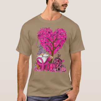Camiseta Gnomos Pumpkin Árvore de outono Sensibilização par
