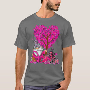 Camiseta Gnomos Pumpkin Árvore de outono Sensibilização par