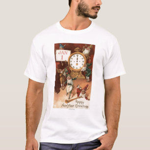 Camiseta Gnomos que Partying em torno de um pulso de