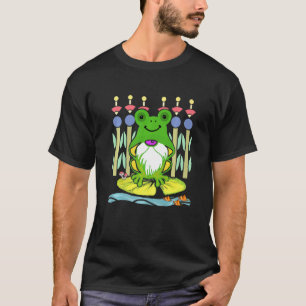Camiseta Gnomos Sapos Lírios D'água Jardim Mulheres Homens