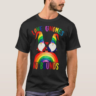 Camiseta Gnomos sem limites Lgbt Comunidade Orgulho gay Mon