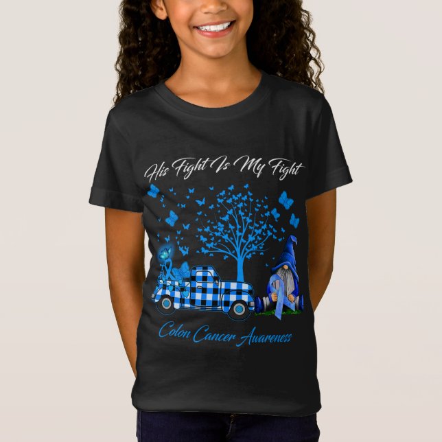 Camiseta Gnomos Sua Luta É A Minha Luta Contra Os Canceres  (Frente)