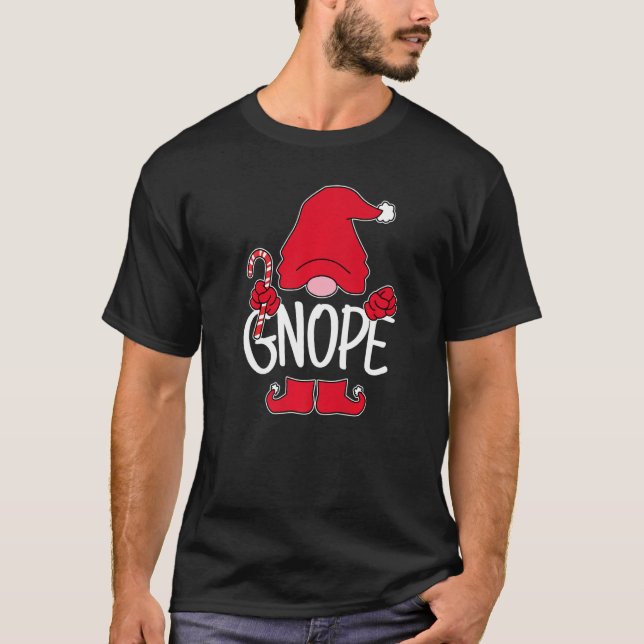 Camiseta Gnope Tomte Garden Gnome Sweden Nope Not Today (Frente)