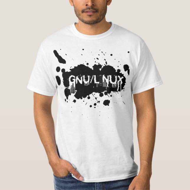 Camiseta gnu linux (Frente)