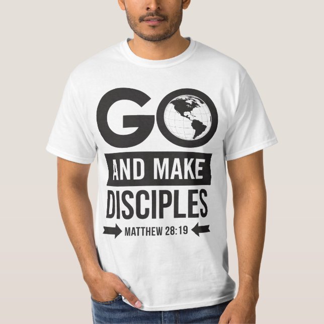 Camiseta Go And Make Disciples (Frente)