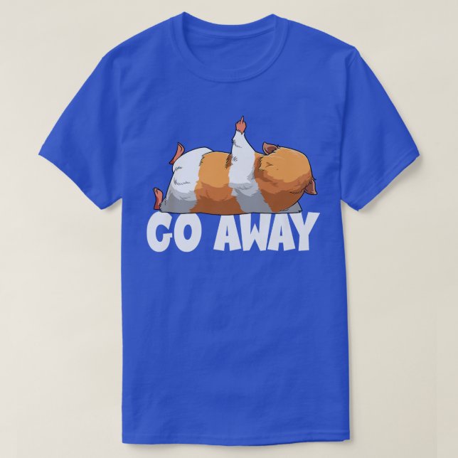 Camiseta Go Away Guinea Pig  (Frente do Design)