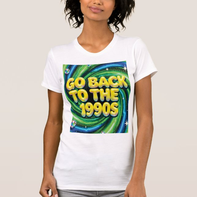 Camiseta Go Back to the 1990s (Frente)