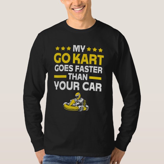 Camiseta Go Cart Racer Go Kart (Frente)