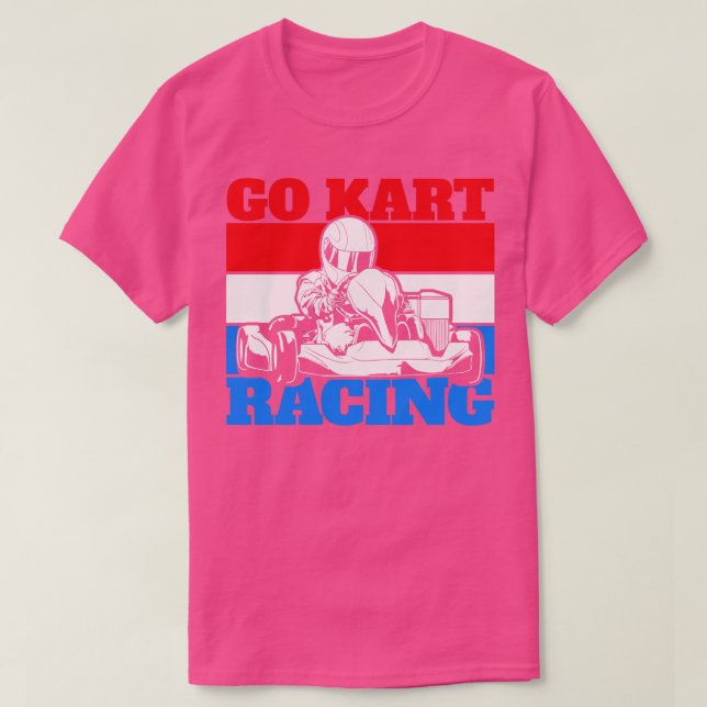 Camiseta Go Cart Racing (Frente do Design)