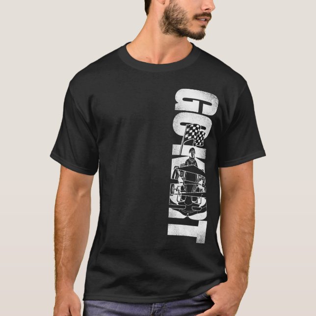 Camiseta Go Kart Go Kart Vintage (Frente)