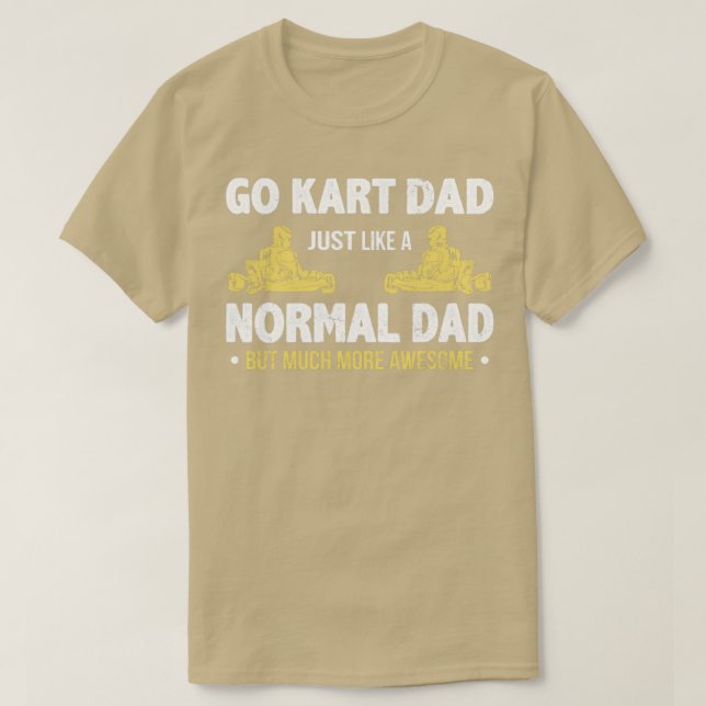 Camiseta Go Kart Pai Best Go Karting (Frente do Design)