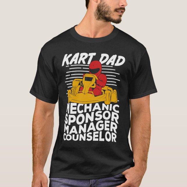 Camiseta Go Kart Racing Dad (Frente)