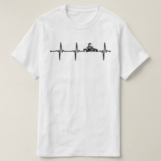 Camiseta Go Kart Racing Driver ECG Heartbeat Bv