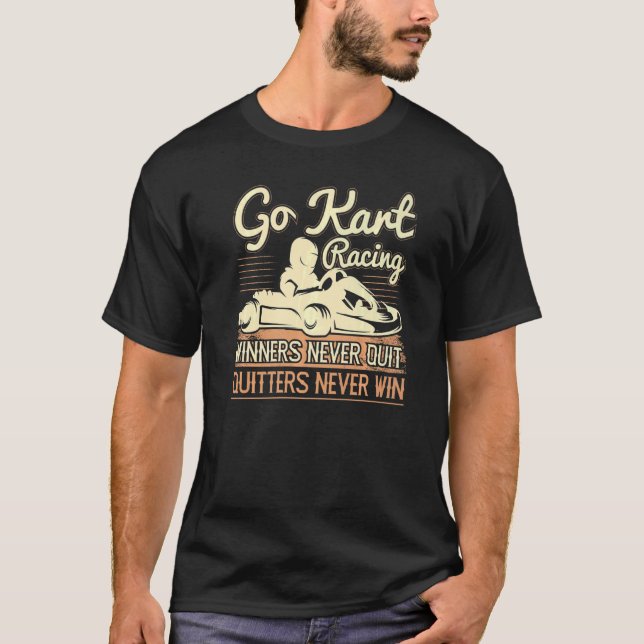 Camiseta Go Kart Racing - Kart em Descanso (Frente)
