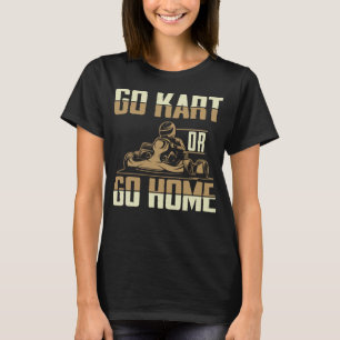 Camiseta Go Kart Racing Men Engraçado Go Karts