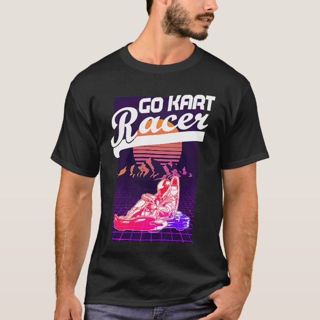 Camiseta Go Kart Racing Road Karting Go Cart Racer (Frente)