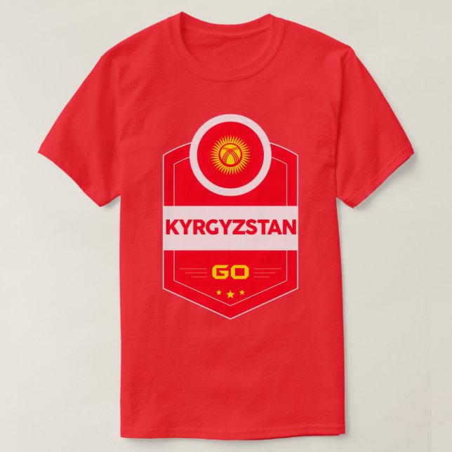 CAMISETA GO KYRGYZSTAN (Frente do Design)