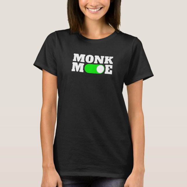 Camiseta Go Monk Mode Dopamine Detox Premium (Frente)