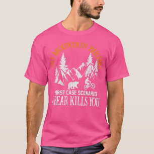 Camiseta Go Mountain Biking Pior Case Scenario Bear Biker