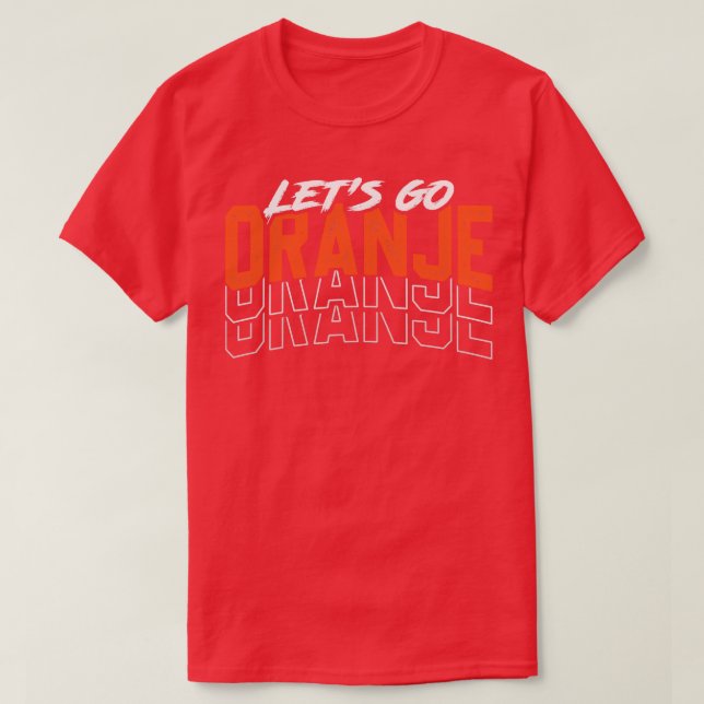 Camiseta Go Oranje Países Baixos (Frente do Design)