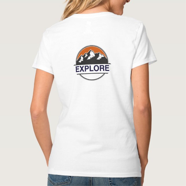 Camiseta Go Out Be Brave (Verso)