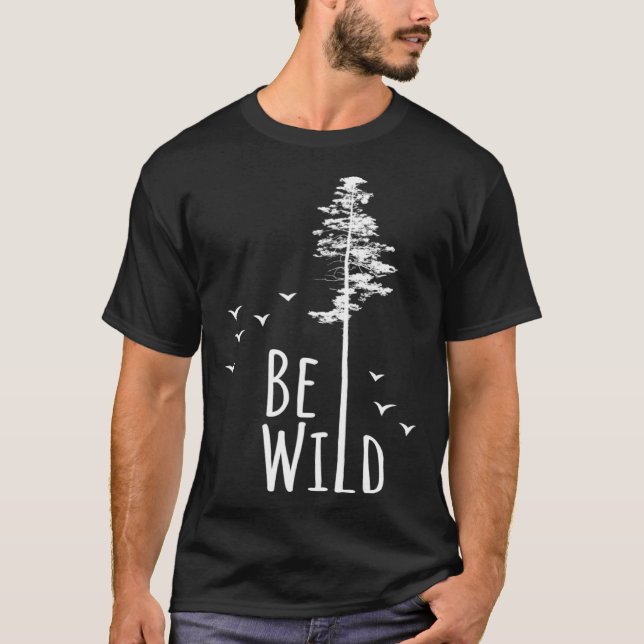 Camiseta Go Outside Nature  Be Wild (Frente)