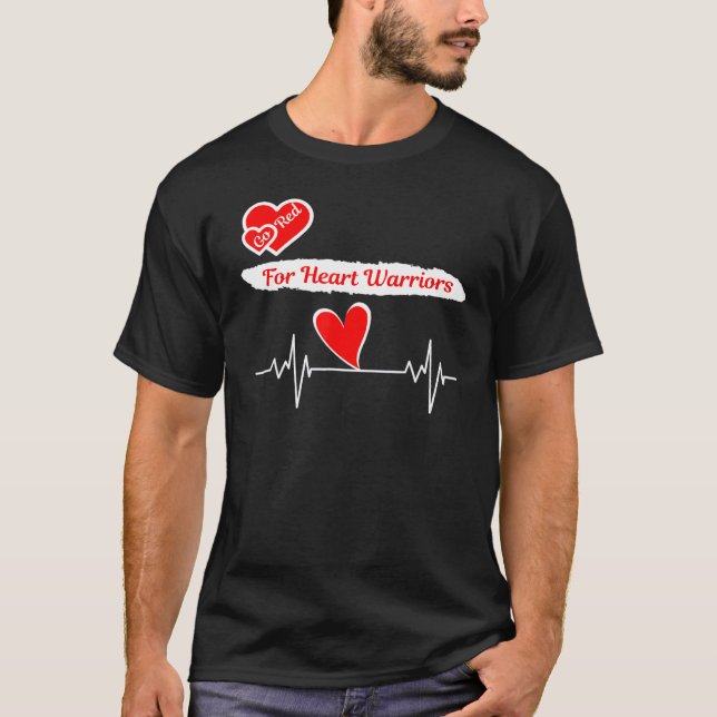 Camiseta Go Red Fevereiro American Heart Health Awarness Mo (Frente)