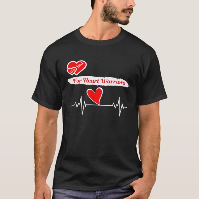 Camiseta Go Red Fevereiro American Heart Health Awarness Mo (Frente)