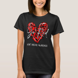 Camiseta Go Red For Womens Heart Disease Awareness Month Le