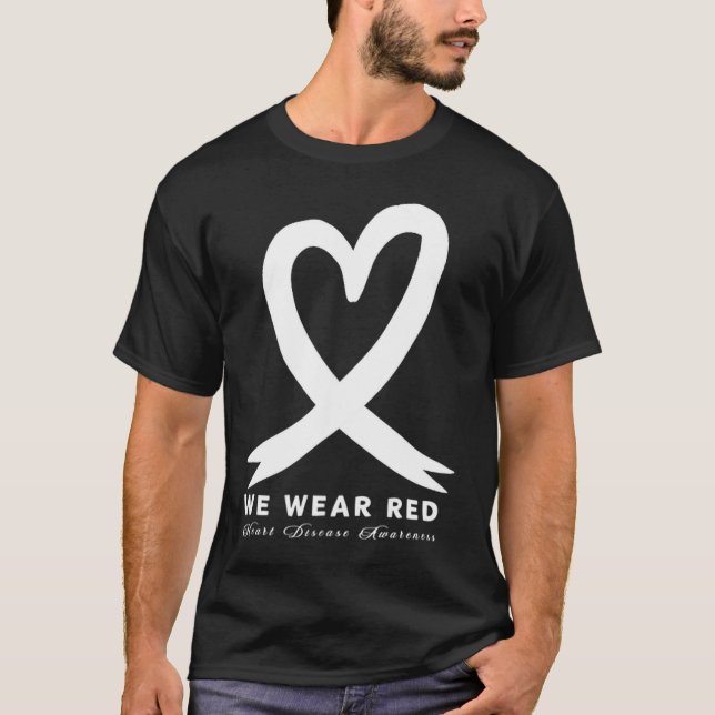 Camiseta Go Red In February Heart Disease Awareness Health  (Frente)