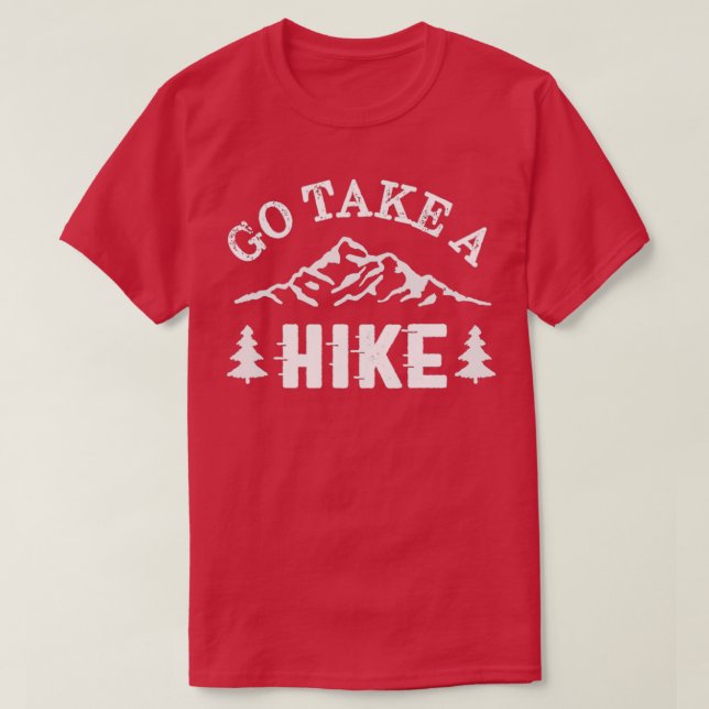 Camiseta Go Take a Hike  (Frente do Design)