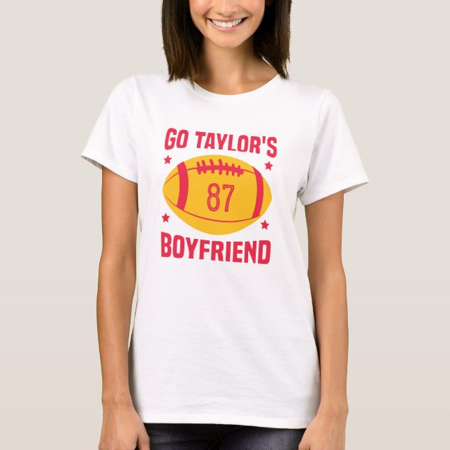 Camiseta Go Taylors Namorado Futebol (Frente)