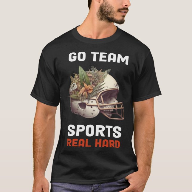 Camiseta Go Team Sports Real Hard  5 (Frente)