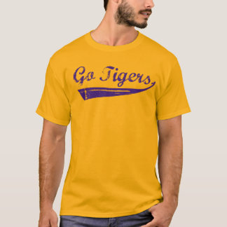 Camiseta Go Tigers Vintage (Roxo)