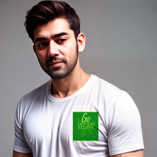 Camiseta Go Vegan T-Shirt (Criador carregado)