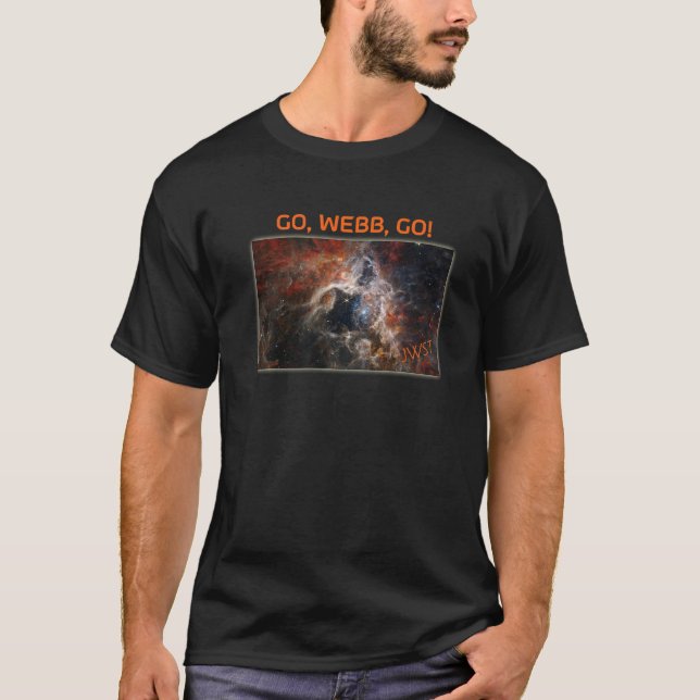 Camiseta GO WEBB GO Webb Space Telescope New Tarantula Nebu (Frente)