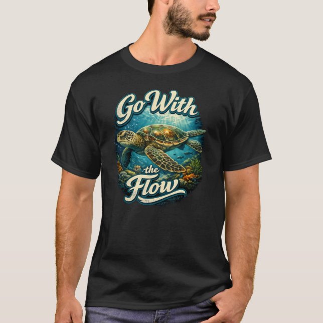 Camiseta Go With The Flow T-Shirt (Frente)