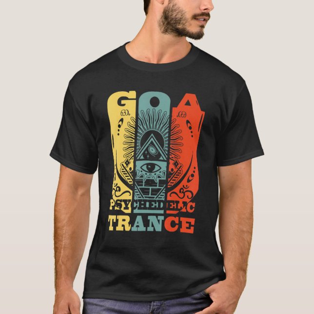 Camiseta Goa Psychedelic Trance Om Psytrance Raver 1 (Frente)