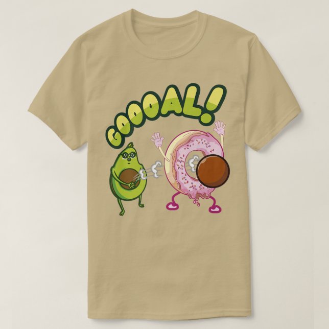 Camiseta Goal Doughnut Hole Avocado Guacamole (Frente do Design)