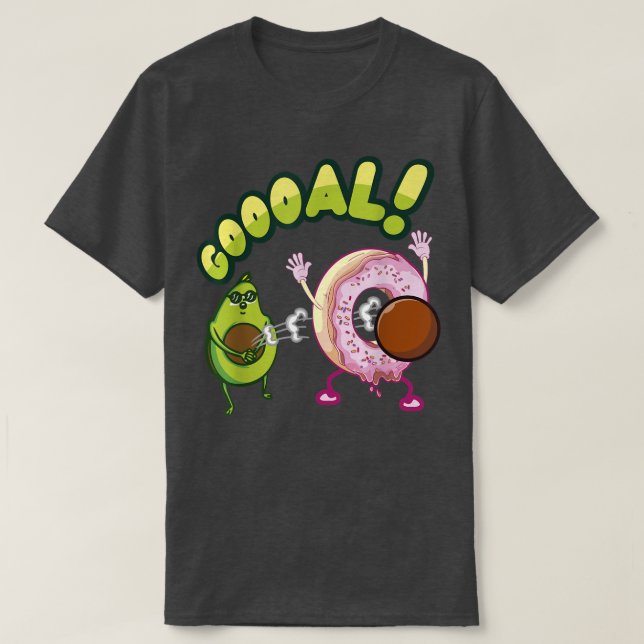 Camiseta Goal Doughnut Hole Avocado Guacamole (Frente do Design)
