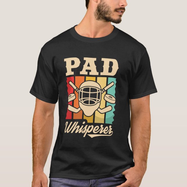 Camiseta Goalie De Hóquei No Gelo Retroativa - Luva De Vint (Frente)