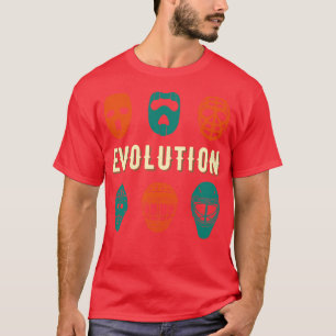 Camiseta Goalie Mask Evolution Goalkeeper, Jogador de Hóque